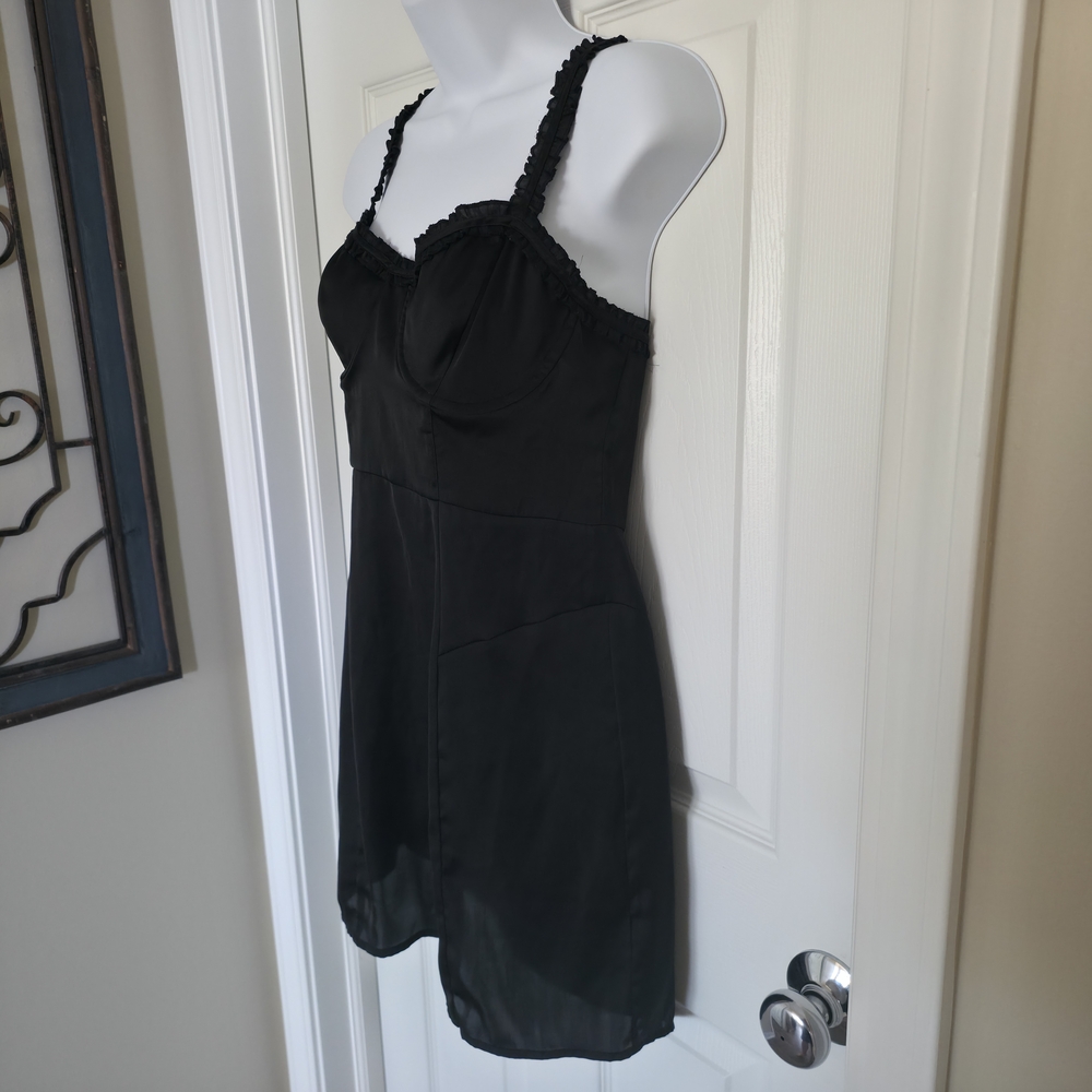 For Love & Lemons Jackpot Ruffle Mini Dress Medium - Picture 6 of 7